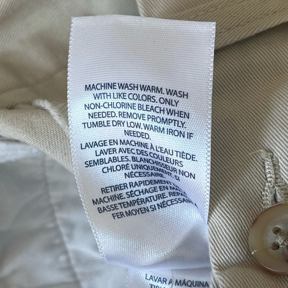 Polo Ralph Lauren | Flat front khaki uniform preppy shorts size 12